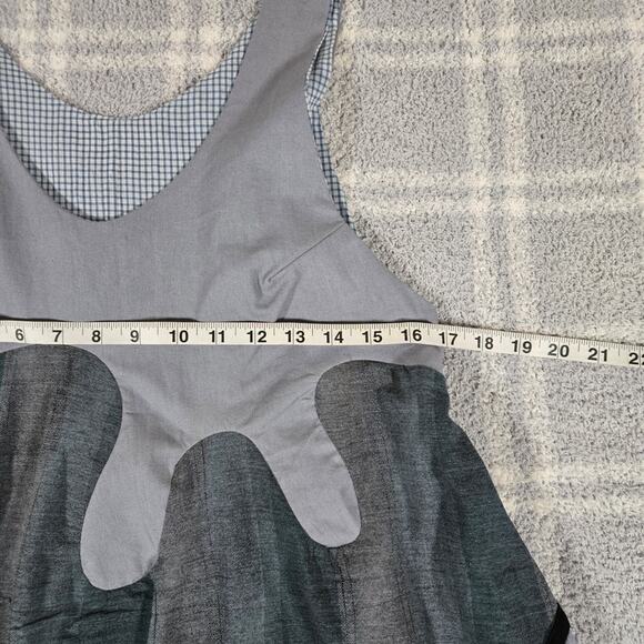 Rebe By Debra Weiss Green and Gray Handmade In USA  Dress Size Small - Picture 10 of 12